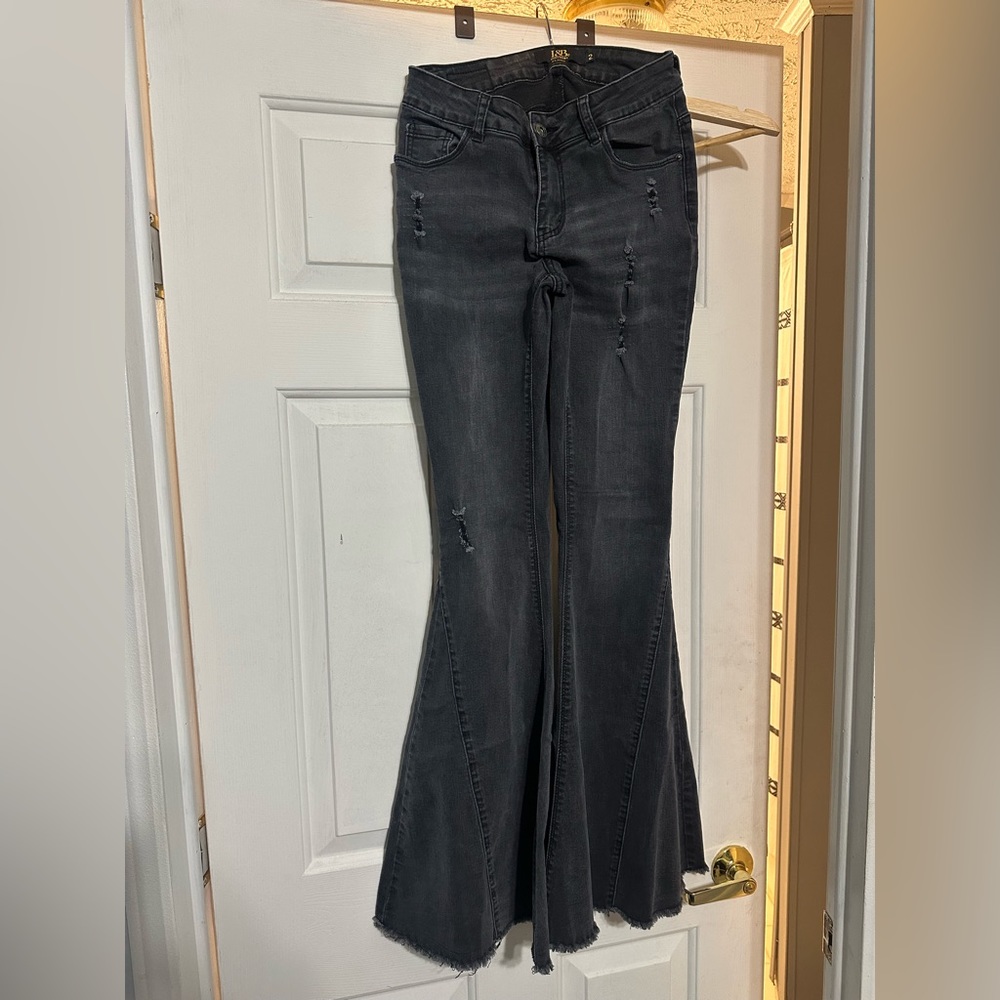 Black bell bottoms